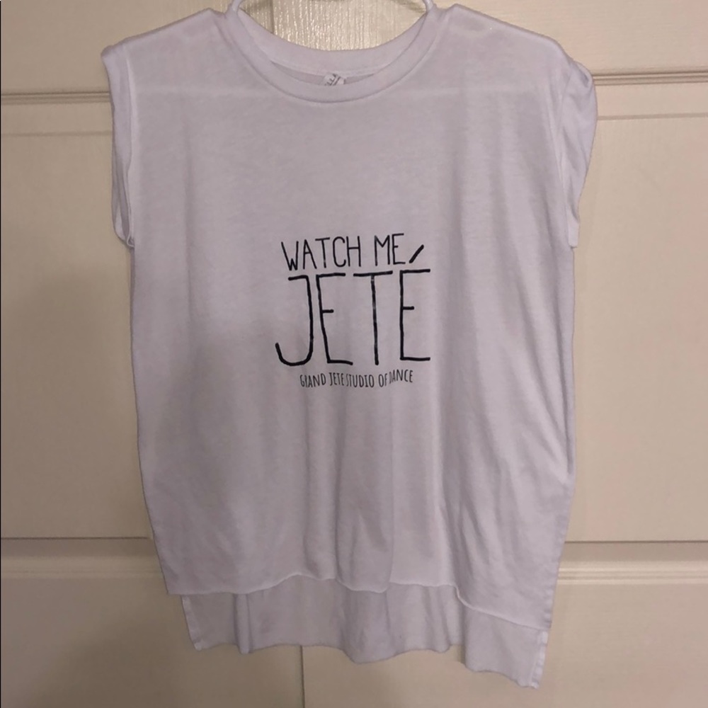 White dance “Grand Jete” tshirt